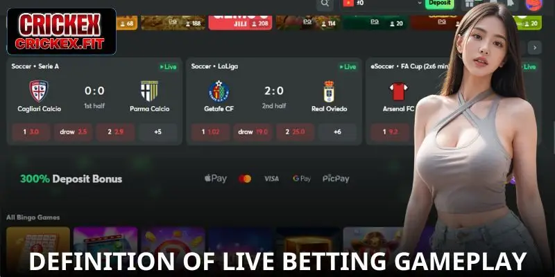 Definition of Live Betting Gameplay
